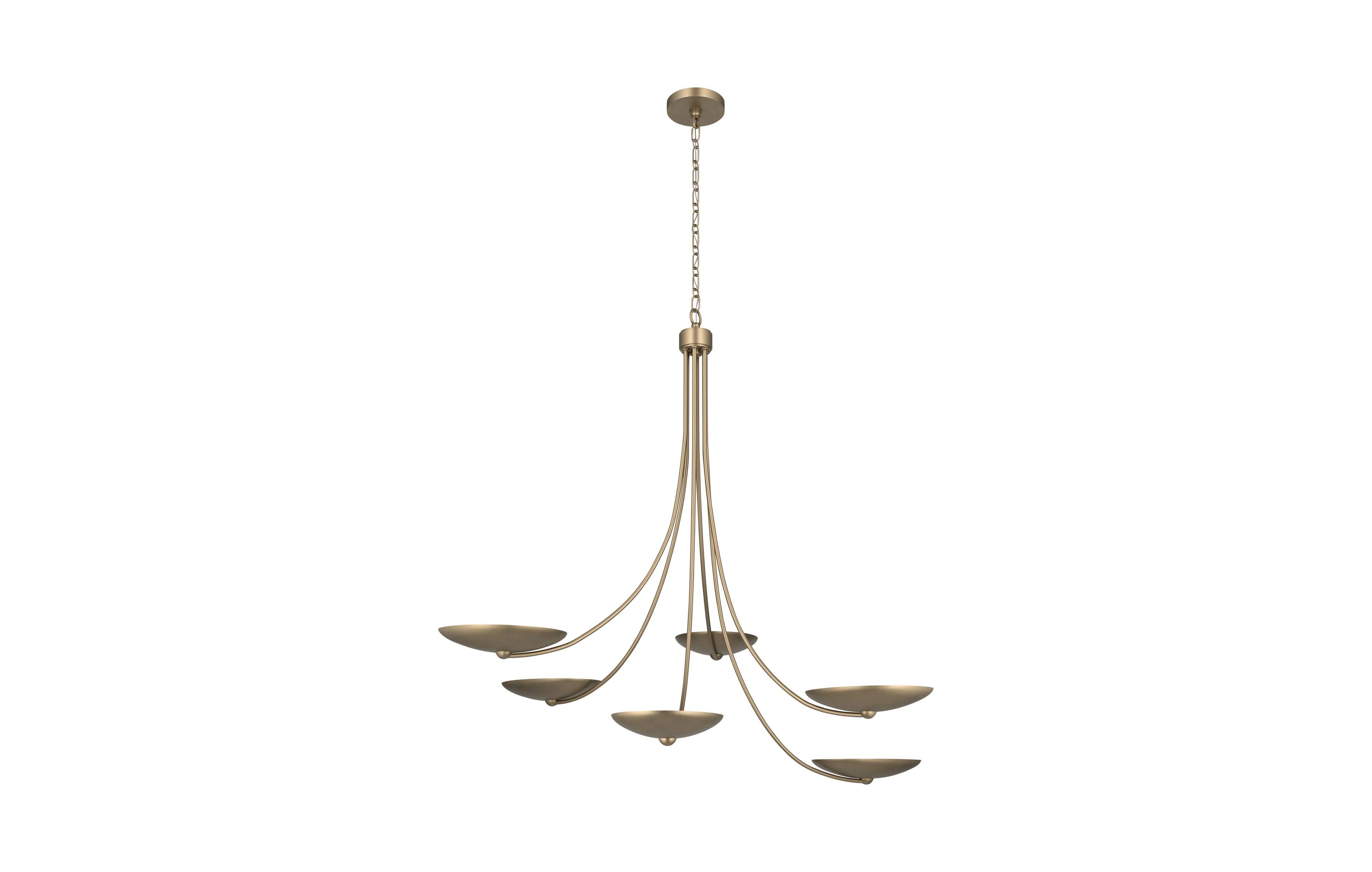 Kichler Palmela 45.75" 6-Lt Xl Chandelier in Champagne Bronze finish