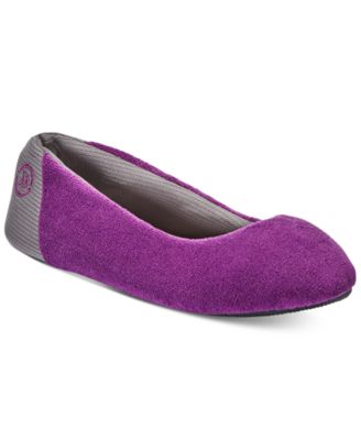 Isotoner Signature - Women's Microterry Mesh Ballet Slippers