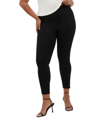 Plus Size Cora High-Waisted Stretch Ponte Leggings