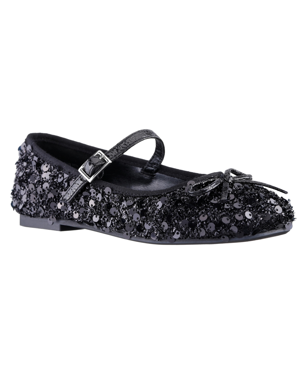 Nina Little and Big Girls' Sparklin Paillette Ballet Flats