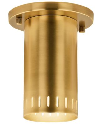Ruehl 5.50" 1Lt Flush Mount in Lacquered Brass