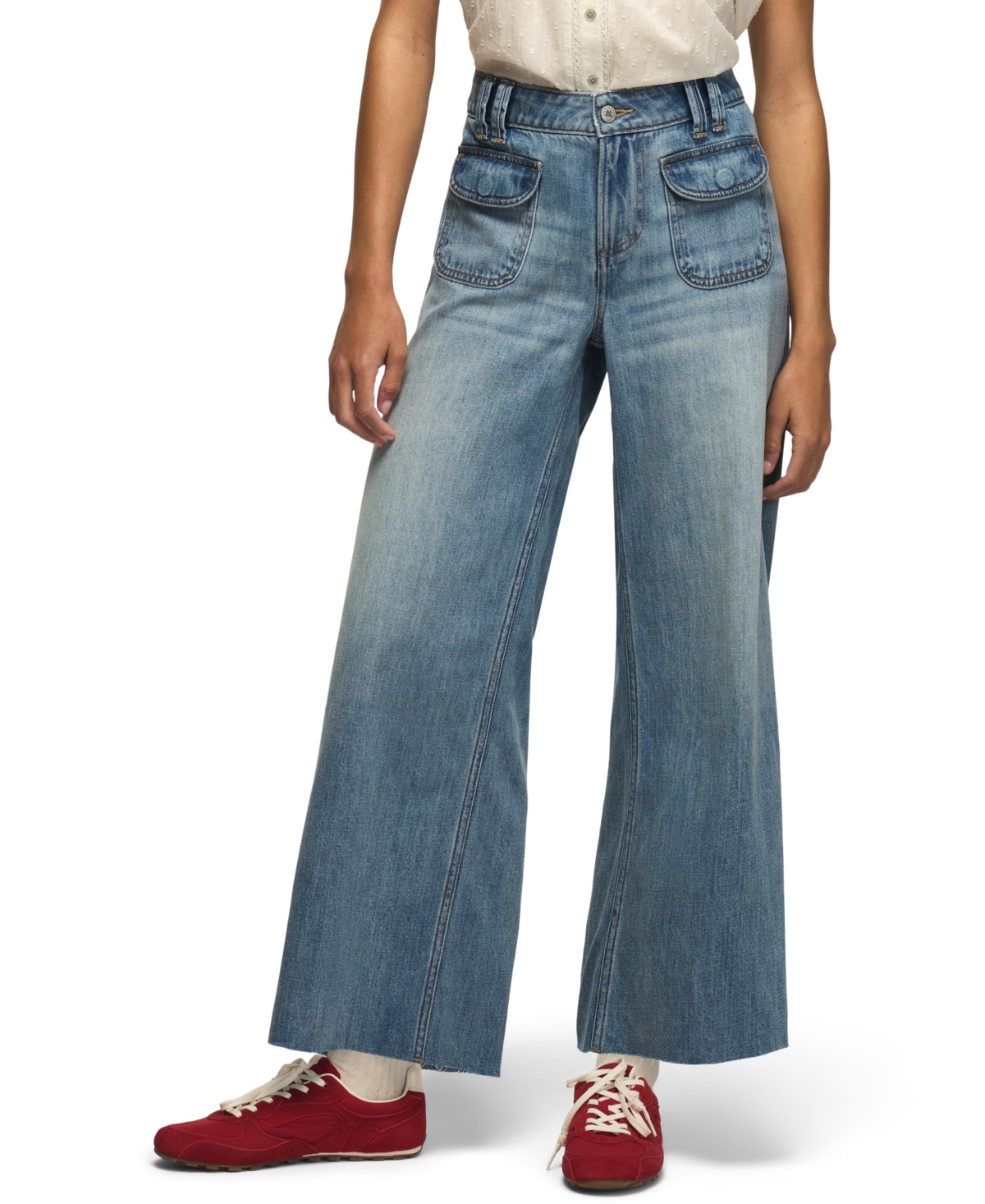 Lucky Brand Women's Mid-Rise Wide-Leg Jeans