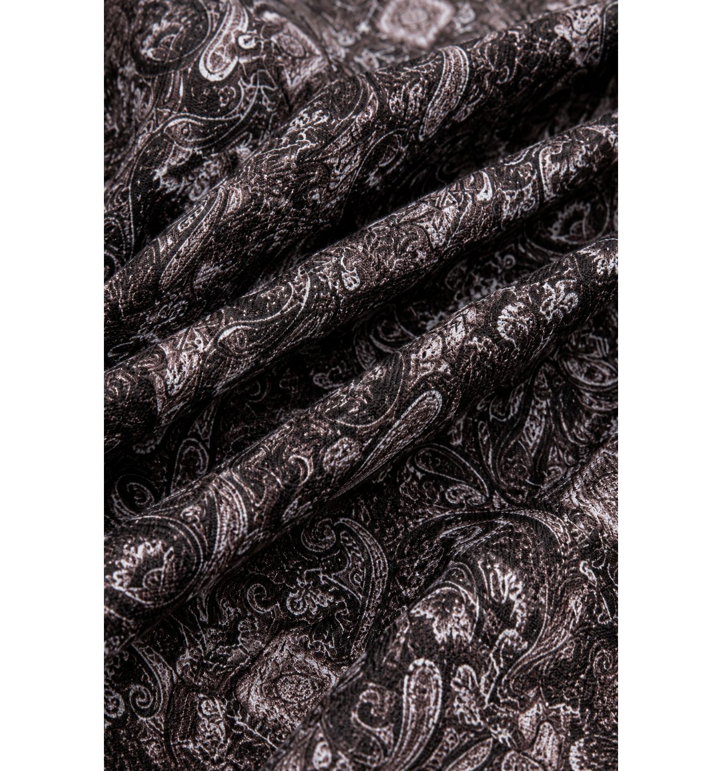 Мужская рубашка Garnet Spread Collar Print Long-Sleeve, цвет: Коньячный — фото 7
