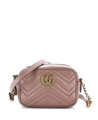 Mini GG Marmont Shoulder Bag Matelasse Leather