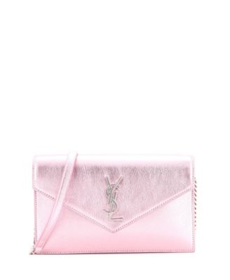 Small Classic Monogram Wallet on Chain Leather