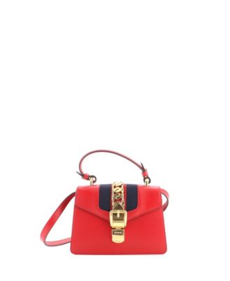 Mini Sylvie Top Handle Bag Leather