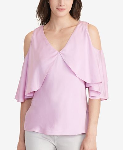 Lauren Ralph Lauren Cutout-Shoulder Blouse