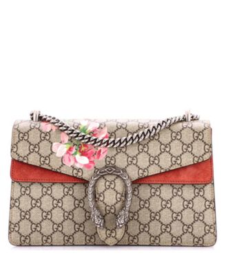 Small Dionysus Bag Blooms Print GG Coated Canvas