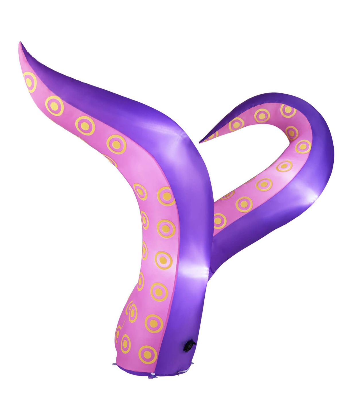 Costway 6.5 Ft Inflatable Tentacles Blow up Octopus Legs Window Decoration with Led Lights