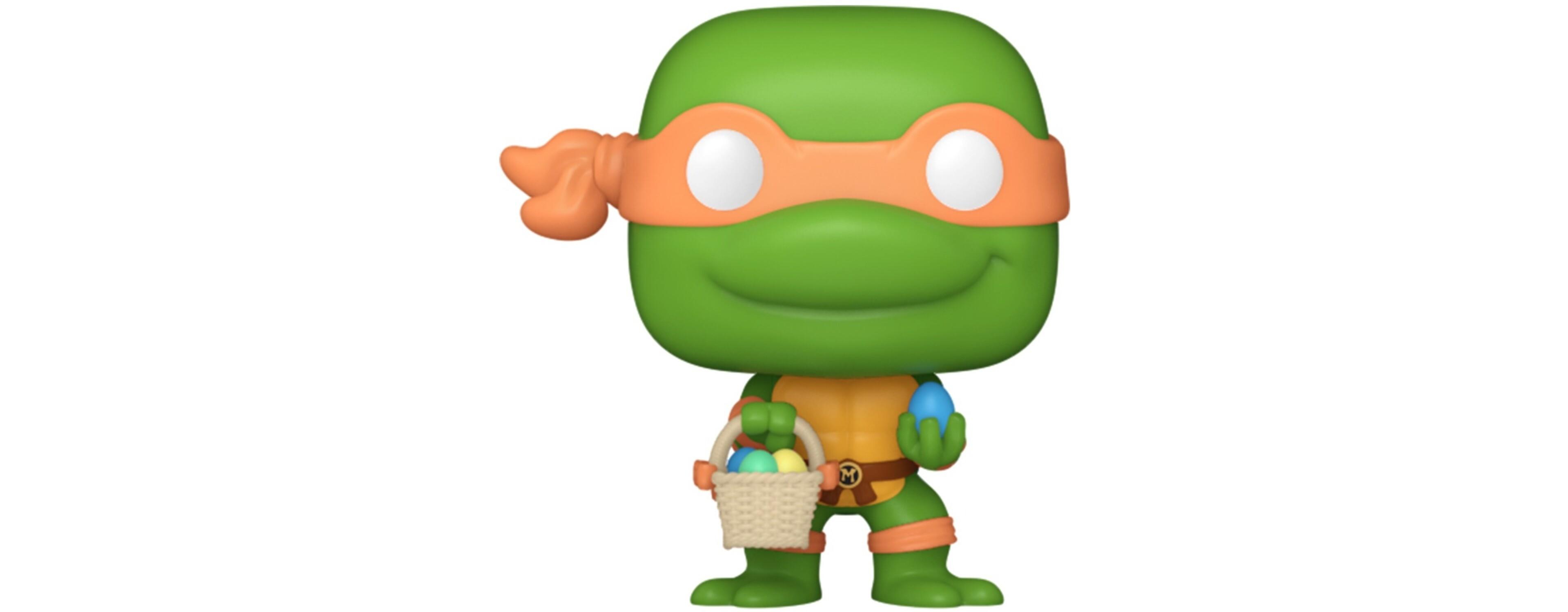 Funko Pop! Teenage Mutant Ninja Turtles Michelangelo with Easter Basket Vinyl Figure, Ages 6+