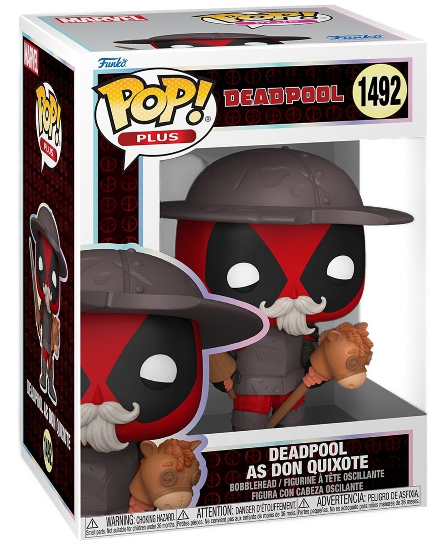 Детская фигурка Funko Pop Plus Deadpool Don Quixote 3.65", от 3 лет — фото 3