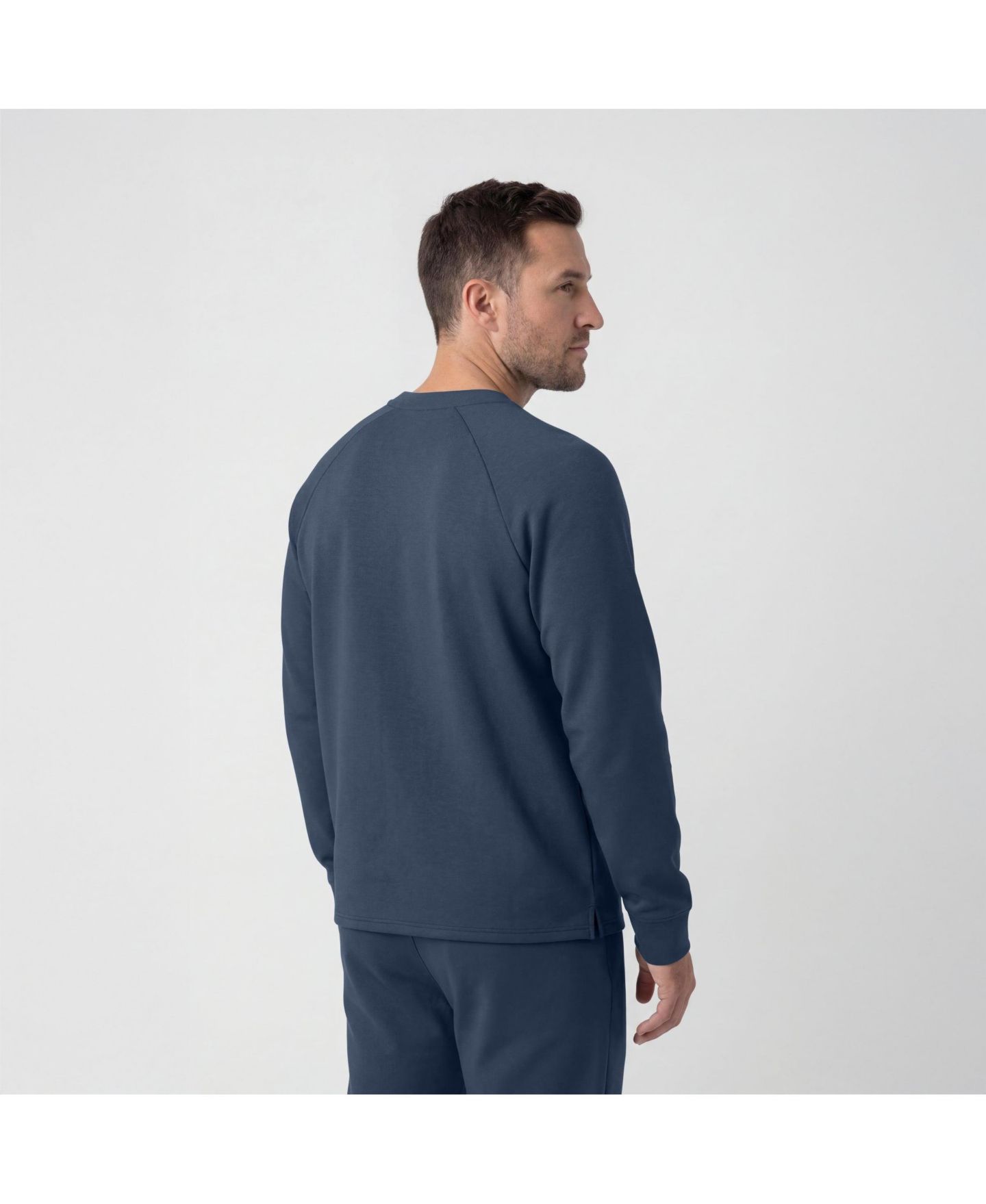 Мужская толстовка Jack Archer Sandwash Crewneck Sweatshirts, цвет: Синий — фото 5