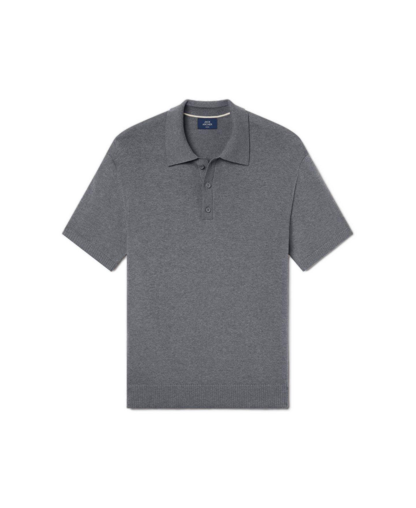 Мужские топы Jack Archer Legacy Resort Sweater Polo, цвет: Средний меланжевый — фото 3