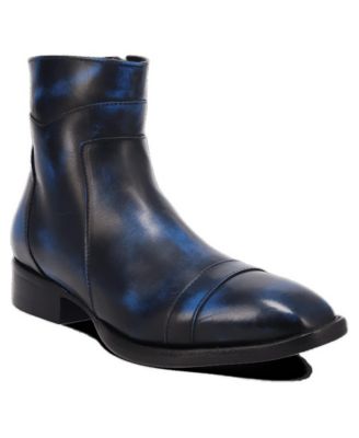 Men's Lennox Leather Almond Toe Cushion Comfort Insole Boots