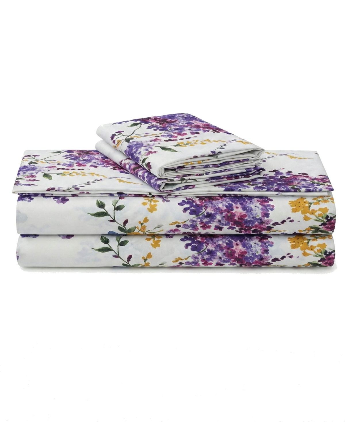 Azores Home Printed Microfiber Deep Pocket 3-Piece Sheet Set, Twin Xl