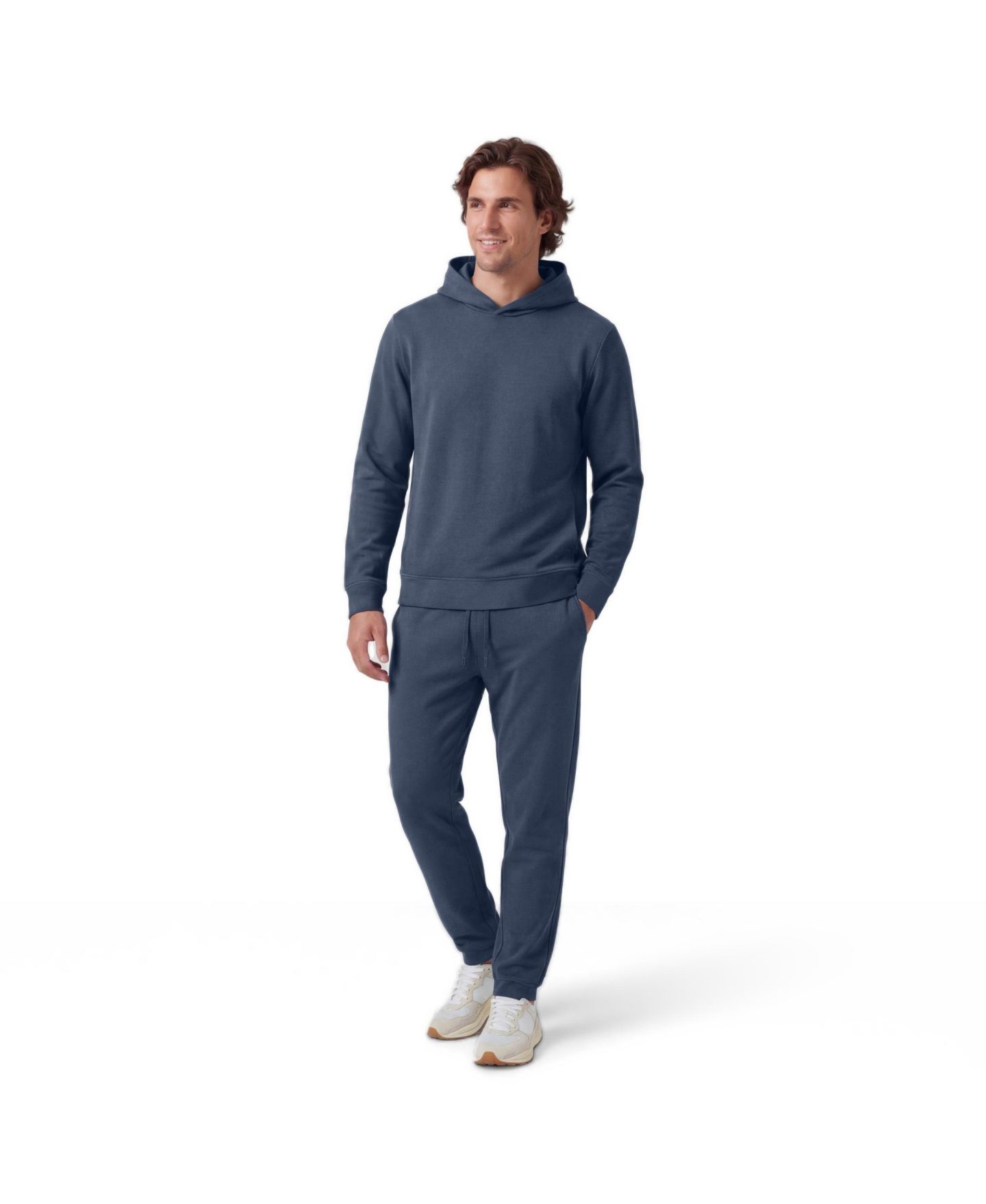 Мужское худи Jack Archer Sandwash Relaxed-Fit, цвет: Синий — фото 3