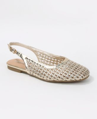 Vesna Woven Slingback Flats