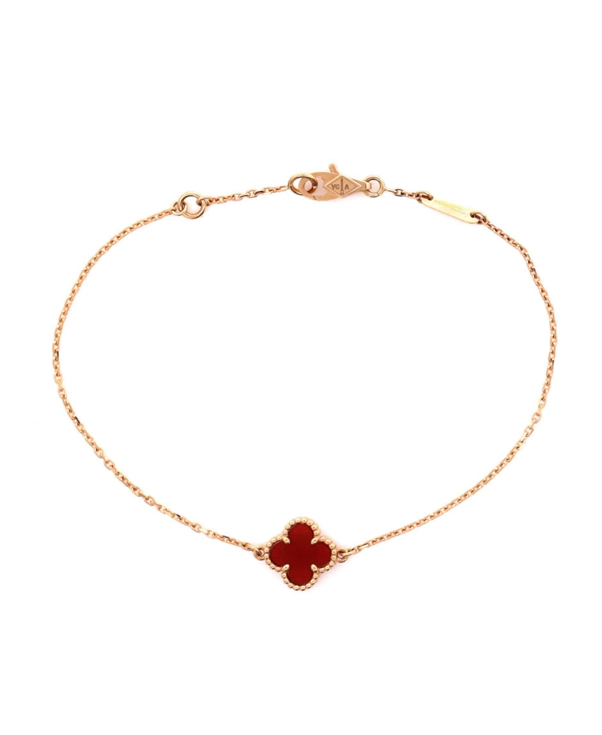 Pre-Owned Van Cleef & Arpels Sweet Alhambra Bracelet in 18K Rose Gold - 18k rose gold