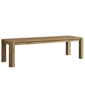 Farmhouse Kitchen Table for 6 to 8 People with Smooth Rounded Edges