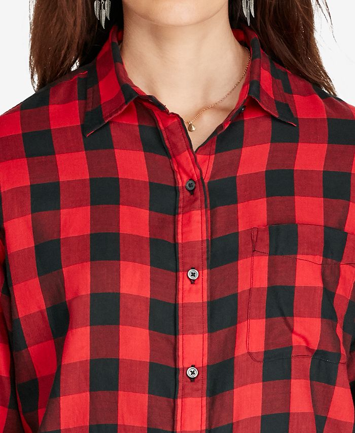 Denim & Supply Ralph Lauren Boyfriend Plaid Shirt Macy's