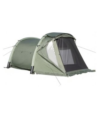 5-7 Person Inflatable Camping Tent with Screened Porch, Green