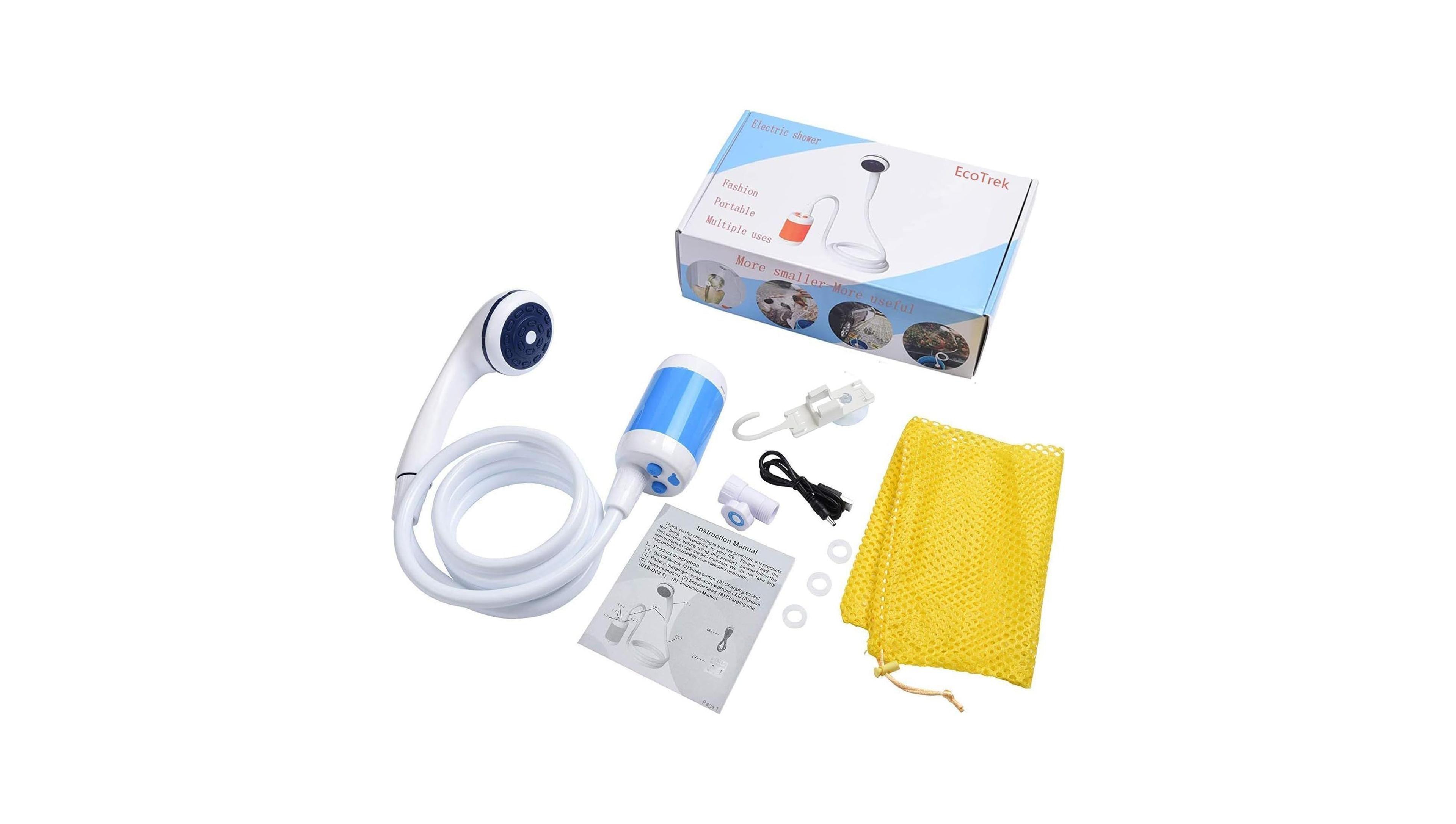 Sevorley Portable Camping Shower, Rechargeable for Camping
