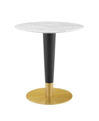 Zinque 28" Artificial Marble Dining Table