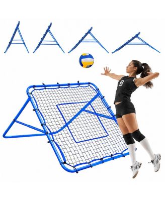 Multi Sport Practice Rebounder Net Adjustable Angle Training Net
