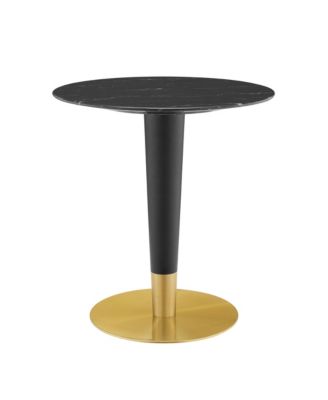Zinque 28" Artificial Marble Dining Table