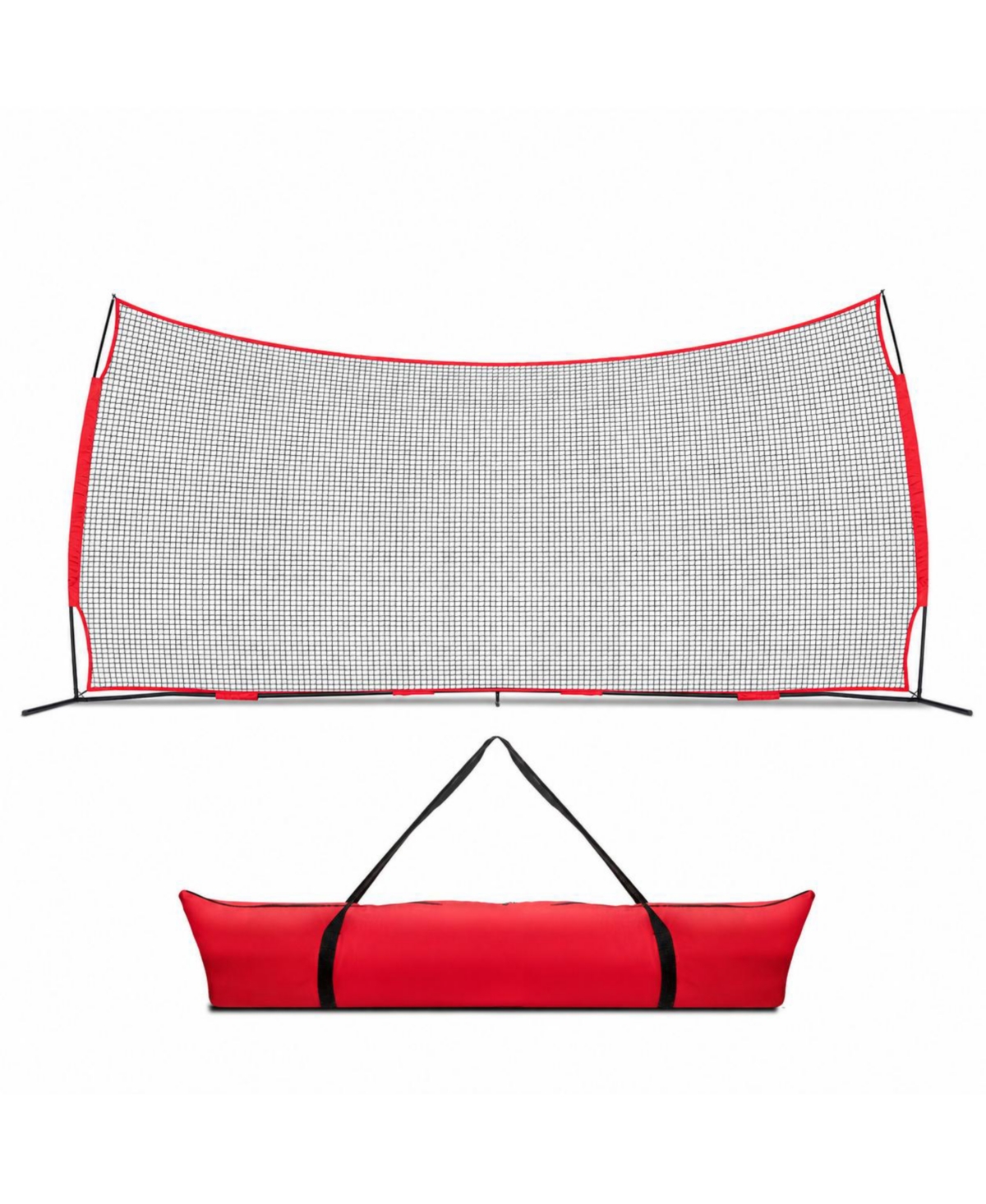 Peneyon Heavy Duty Multi Sport Ball Stop Net Easy Setup Portable Yard Practice Barrier