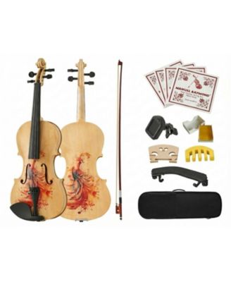Professional Full-Size 4/4 Handcrafted Violin Kit, Ages 11+