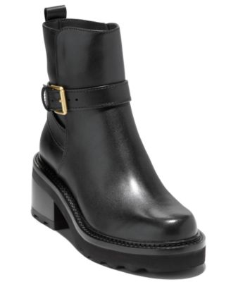 Women's Solene Lug Buckle Booties