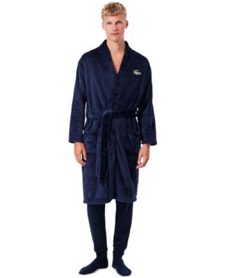 Men's Plush Shawl Collar Robe