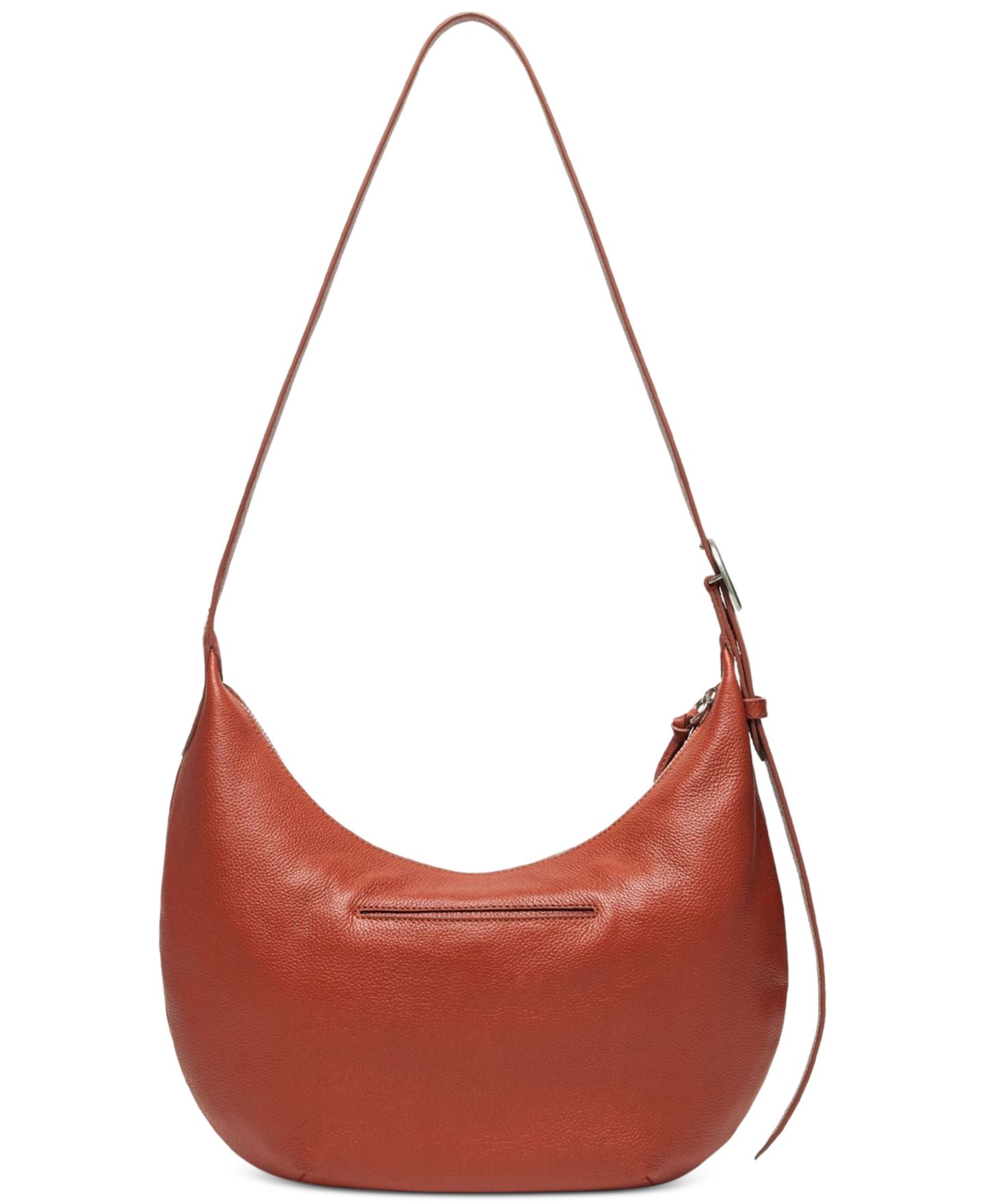 Женская сумка orYANY Crescent Medium Hobo Leather Shoulder Handbag, цвет: Коньячный — фото 2