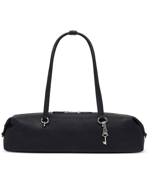 Женская сумка orYANY Martin Leather Medium Shoulder Handbag, цвет: Чёрный