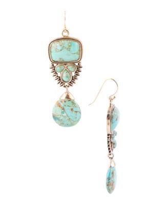 Genuine Turquoise Imara Statement Drop Earrings
