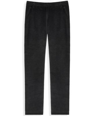 Girls' XS-XL Velour Pull-On Leggings