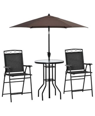 Outdoor Chair, Folding Design, Umbrella for Camping, Travel and Outdoor Activities
