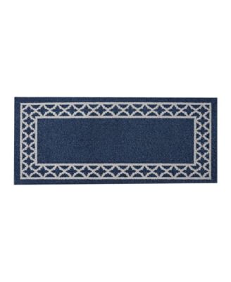 Collin Trellis Border Tufted Runner Rug, 26" x 72"