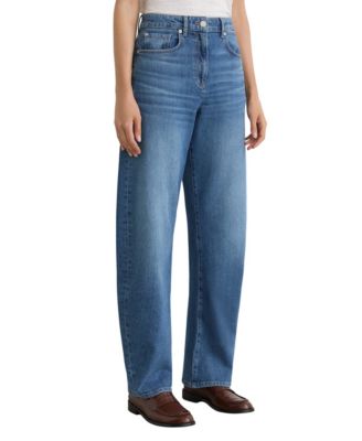 Women's High-Waisted Wide-Leg Jeans