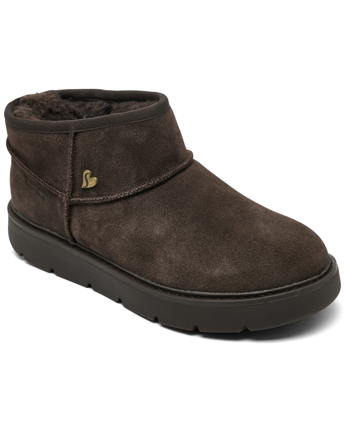 Skechers Women's Keepsakes Cozy Suede Memory Foam Boots from Finish Line