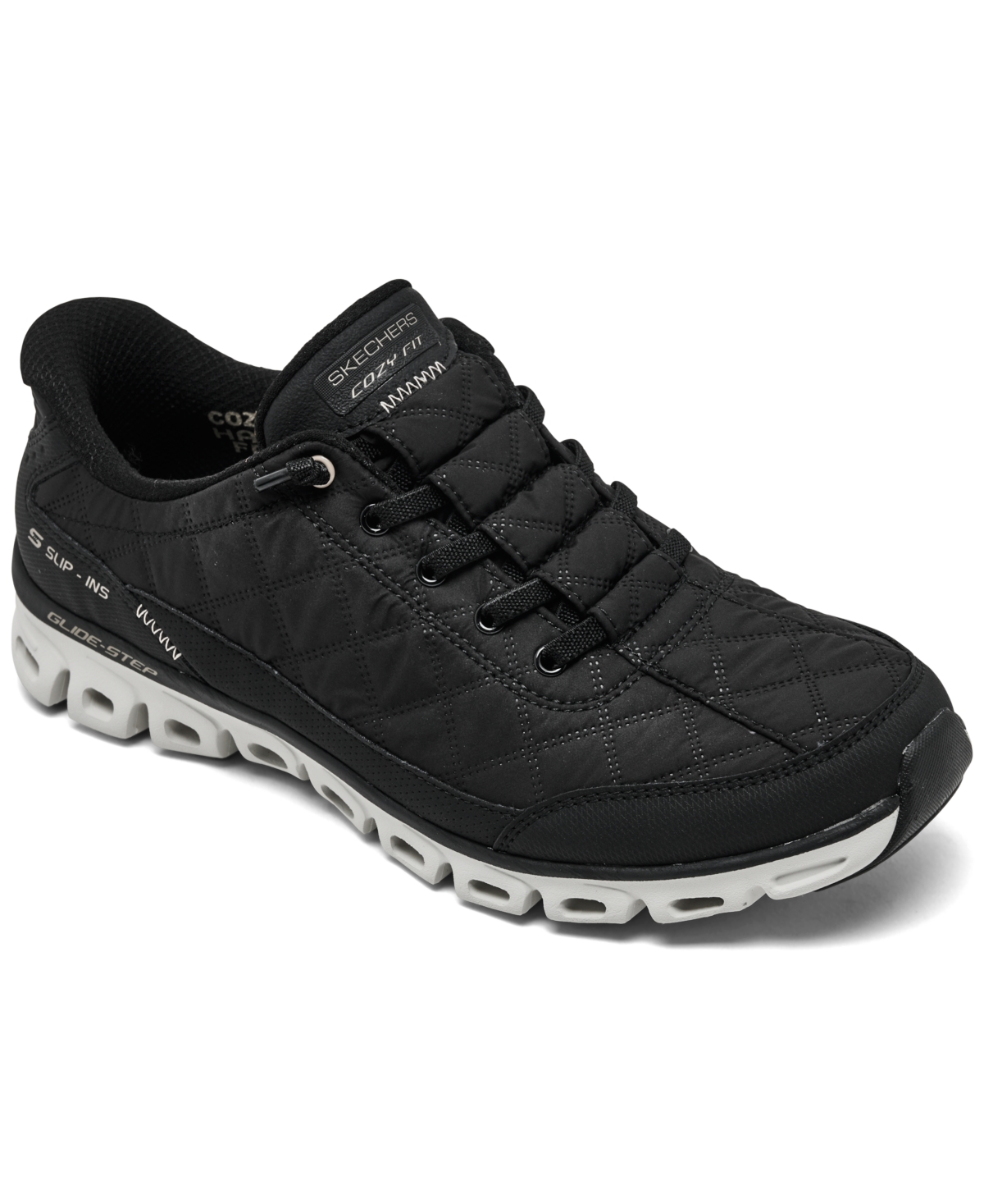 Skechers Women's Glide-Step At Ease Slip-On Walking Memory Foam Sneakers from Finish Line