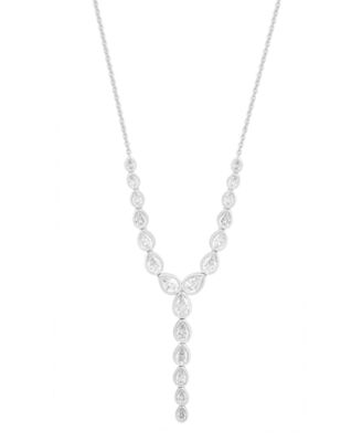 Lab-Grown Diamond Pear Shape Necklace (3-1/4 ct. t.w.) in 14k White Gold