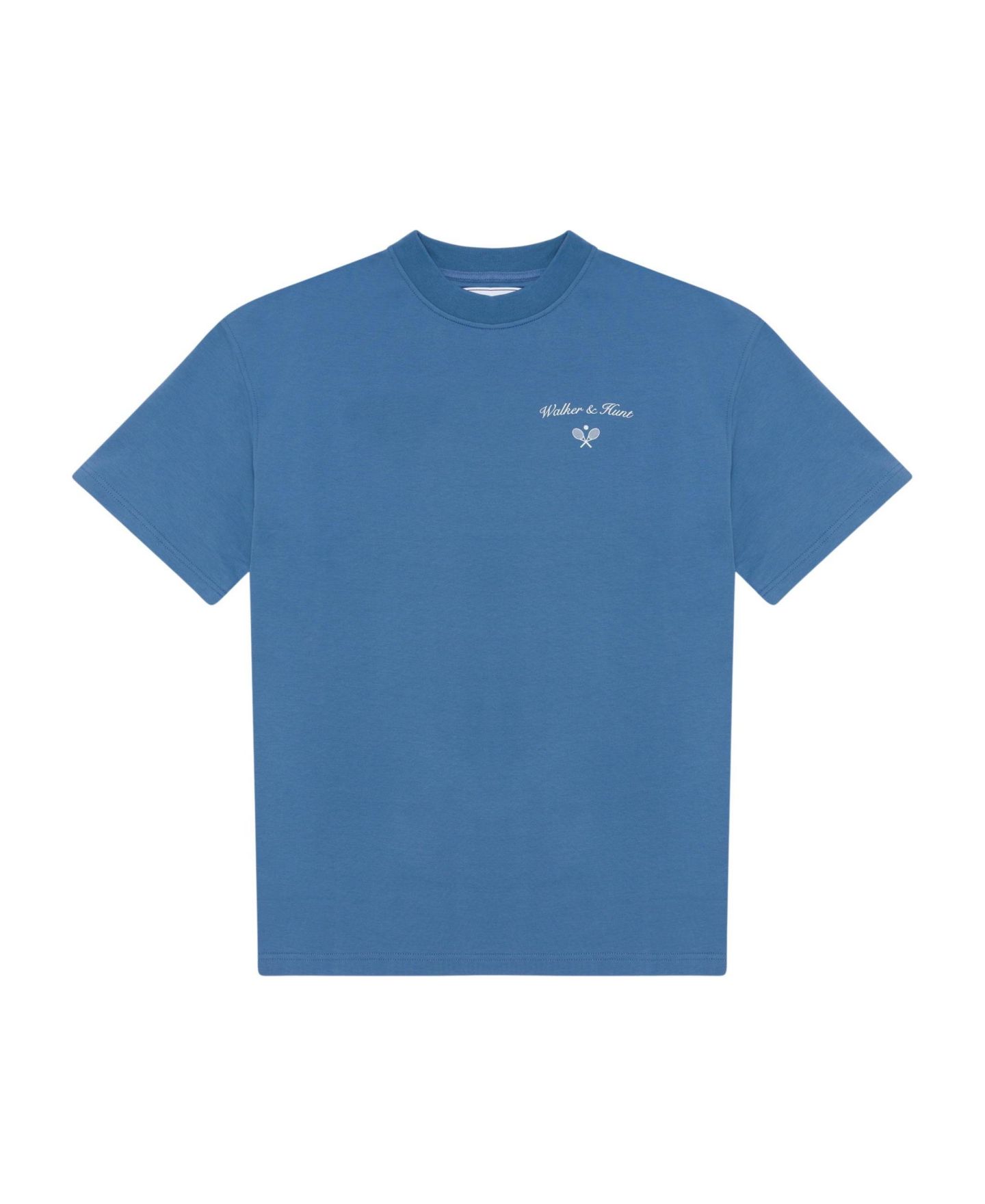 Мужская футболка Walker & Hunt Saint-Tropez Tennis Club Oversized Graphic, цвет: Синий — фото 5