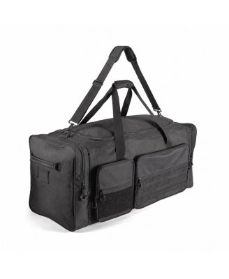 Heavy Duty Sports Equipment Duffle Bag with Multiple Compartments and Padded Strap