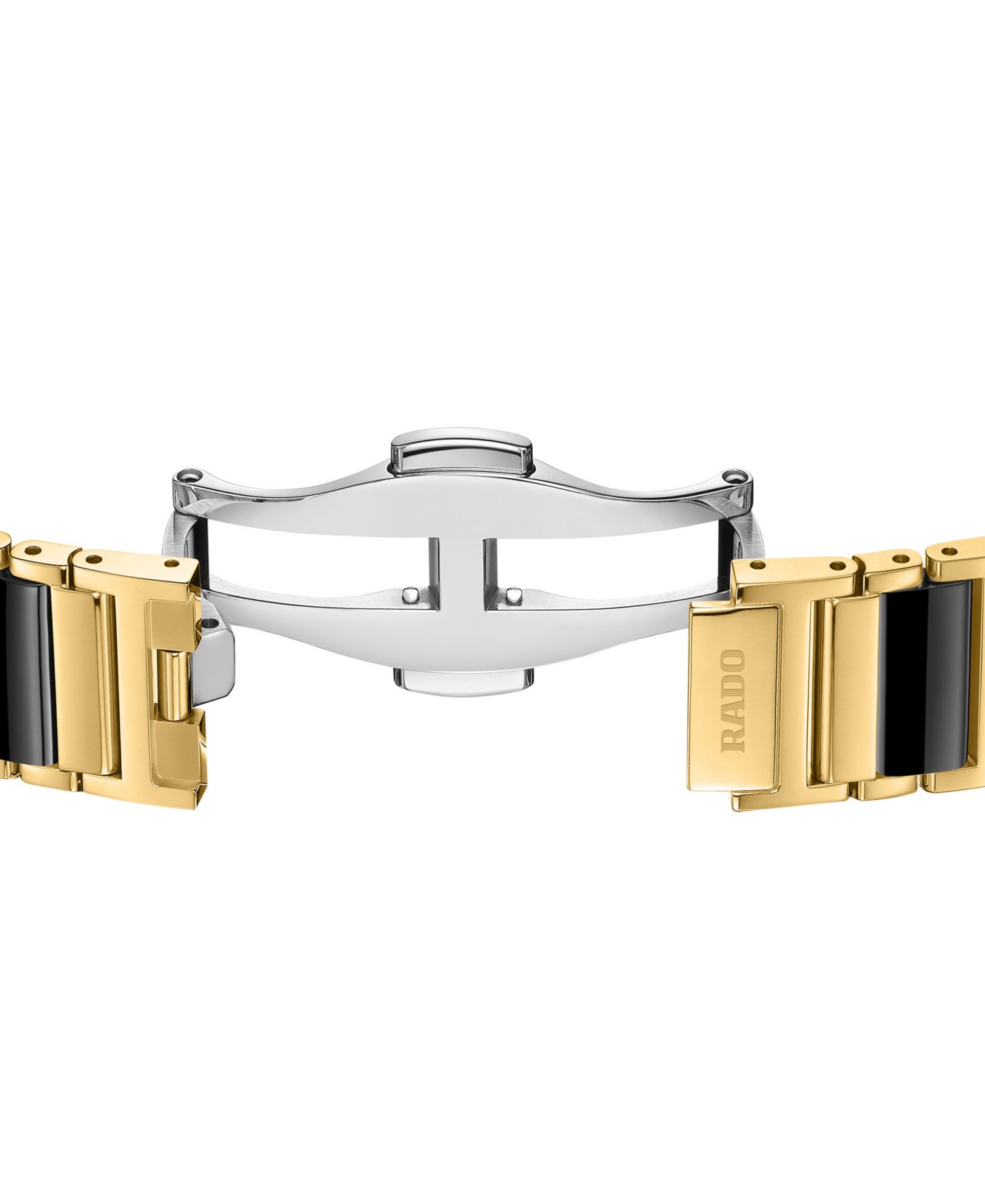 Женские часы Rado Swiss Quartz Integral Two-Tone Ceramic and Stainless Steel Watch 23mm — фото 5