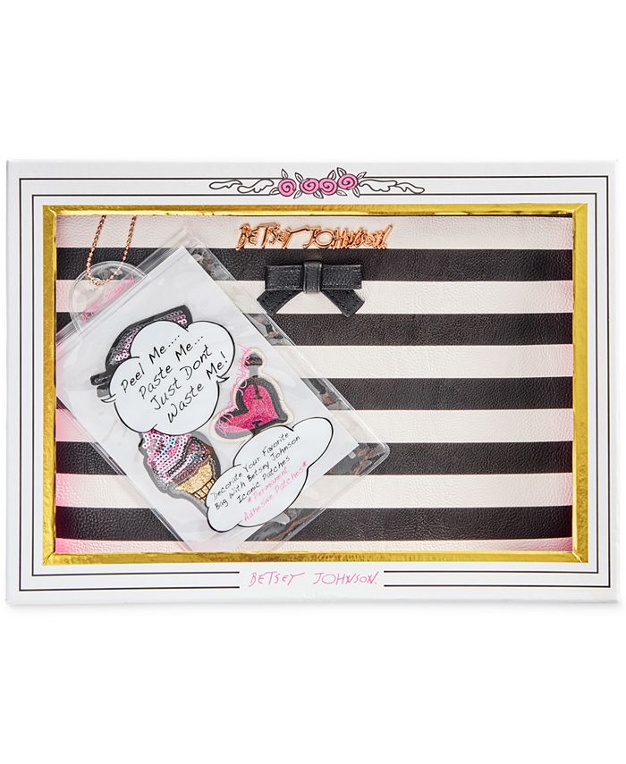 Betsey Johnson Pouch with Patches Macy's