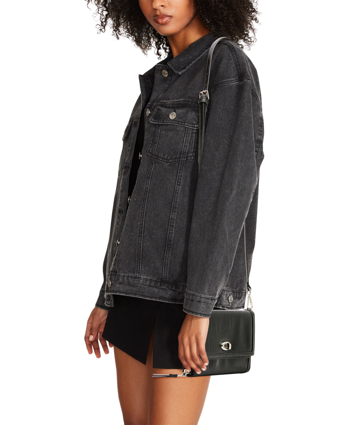 Женский кошелёк Steve Madden Carina Crossbody Wallet, цвет: Чёрный — фото 7
