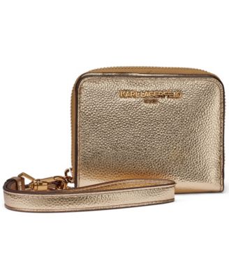 Zipper Charm Bifold Wallet