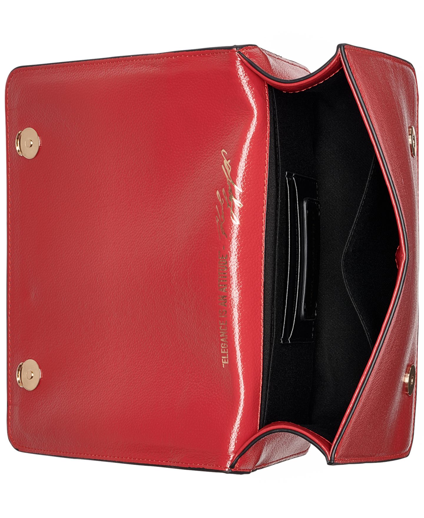 Женская сумка KARL LAGERFELD PARIS Simone Bow Detail Top Handle Satchel Handbag, цвет: Красный — фото 4